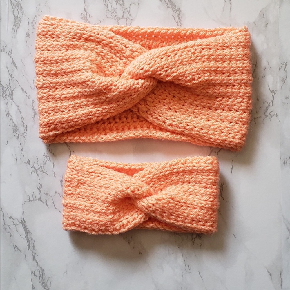 Mommy and baby matching headbands/ear warmers